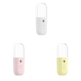 thumbnail image 1 of Face Sprayer Handheld Transparent Case Rechargeable Moisturizing Coated Makeup Diffuser Humidifier 1800mAh USB Charging Makeup Steamer Mist Maker Yellow, 1 of 7