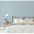 thumbnail image 5 of S4Sassy Peel & Stick Vinyl Wallpaper, Urban Chic Checkerboard Print Contact Paper Waterproof - Blue, 25"x240", Removable Modern Wall Covering for Home Decor in Bedrooms & Living Areas, 5 of 9