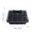 thumbnail image 3 of 2 Pcs 12 Hole Seedling Box Starter Planting Case Sprouting Case Plastic Pallet Plastic Serving Tray Gardening Supplies, 3 of 6