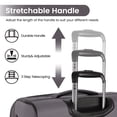 thumbnail image 3 of New York Xpress 2-Piece Softside Luggage Set, Expandable Spinner with TSA Lock, 22" & 32" Carry-on and Checked Suitcase for Adult, Grey , WD8818, 3 of 11
