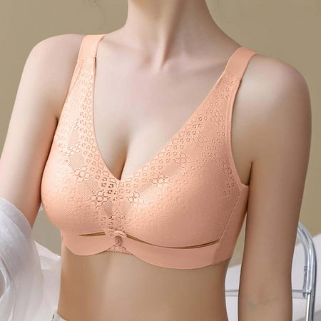 

eczipvz Women S Lingerie Sleep & Lounge Women s Front Closure Posture Bra Full Coverage Back Support Wireless Comfy B S