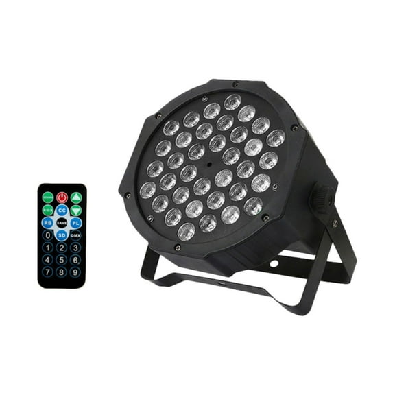 ZMKIAG Powerful Stage Lights, 36 LED beads with 9 Lighting Modes, Remote & DMX Controlled, Easy to Install, for Wedding Birthday Christmas Holiday Music Show Dance Party Stage Lighting