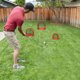 thumbnail image 1 of Red Para Picar GolfRed de astillado de golf con tapete, 10 bolas, 1 tee, juego de astillado de golf, red de entrenamiento de golf, 1 of 5