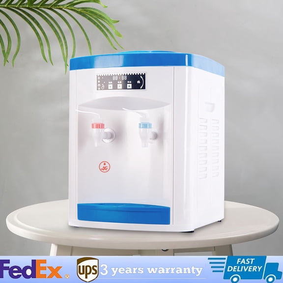 Top Loading Countertop Water Dispenser Hot & Cold 5-18L 304 Stainless Steel Liner 550W