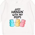 thumbnail image 3 of Inktastic Easter Just Hangin' with My Peeps Toddler Sweatshirt, 3 of 4