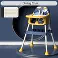 thumbnail image 4 of Baby Security High Chair, Safe Multi Function Toddler High Chair Ergonomic Simple  For Children For Eating Dinner, 4 of 8