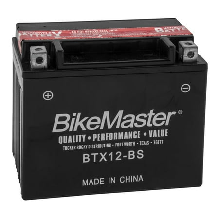 BikeMaster Maintenance Free Battery BTX12-BS for Honda PS250 Big Ruckus