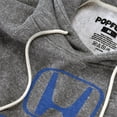thumbnail image 2 of Honda Standard Logo Unisex Adult Slim Fit Pull-Over Heather Hoodie, Athletic Heather, Small, 2 of 5