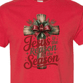 thumbnail image 4 of Inktastic Jesus is the Reason for the Season Christian Cross T-Shirt, 4 of 5