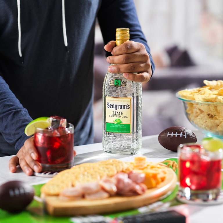 Seagram's Twisted Lime Flavored Gin 750 ml, 70 Proof - Walmart.com