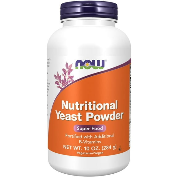 NOW Foods Nutritional Yeast Powder - 10 oz Pack of 2