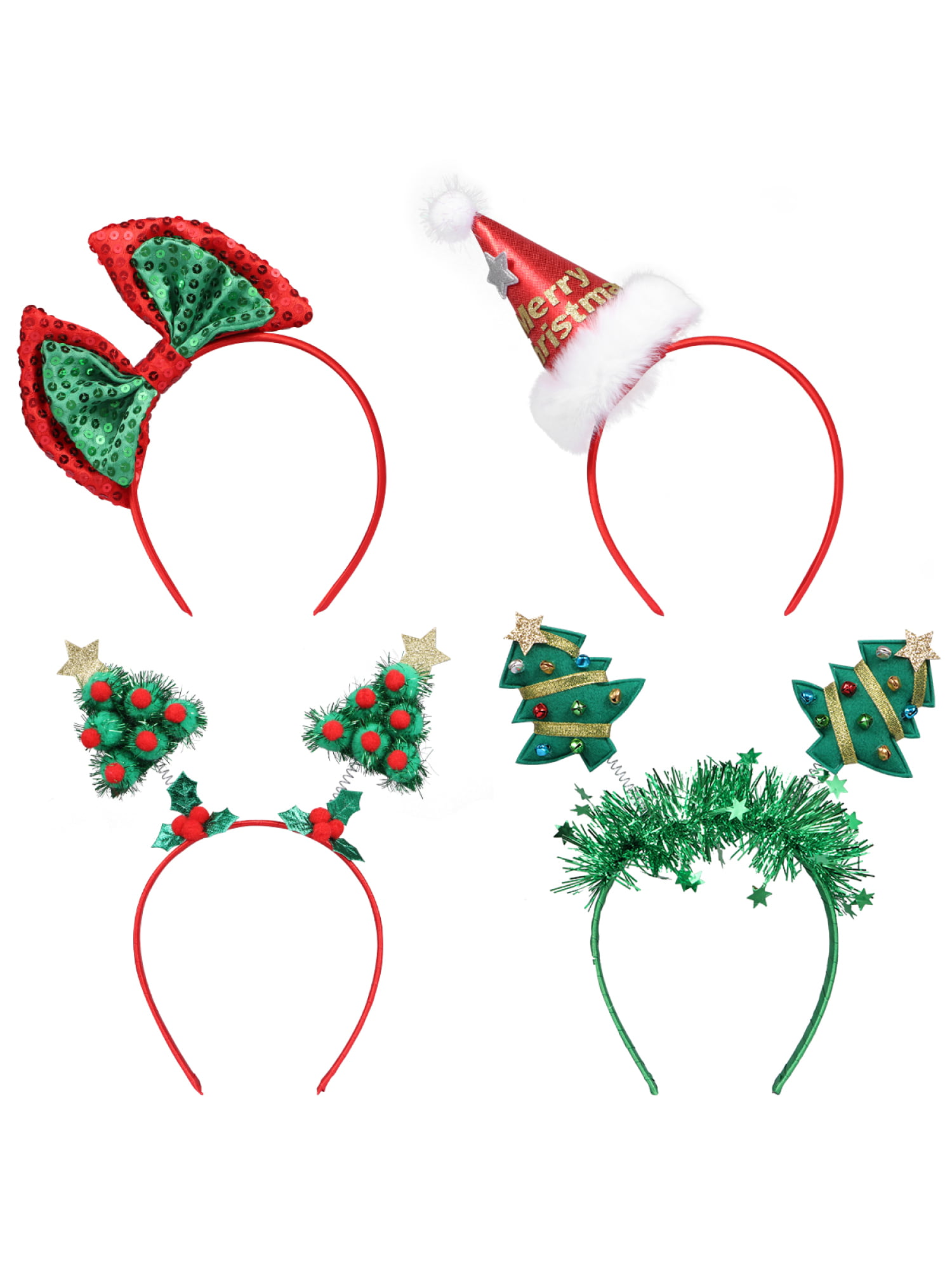 Wholesale Christmas Head Boppers Headbands Xmas Party Novelty Fancy Dress 