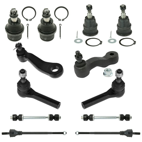 TRQ 12pc Steering Suspension Kit Ball Joints Tie Rods End Links Pitman Arm PSA72138