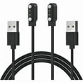 thumbnail image 1 of ccwmincc DR06 Smart Watch Charger,2-Pack Compatible for Fitpolo/TOOBUR/FQQ/Zoskvee DR06 Smart Watch Charger Magnetic Charging Cable, 1 of 1