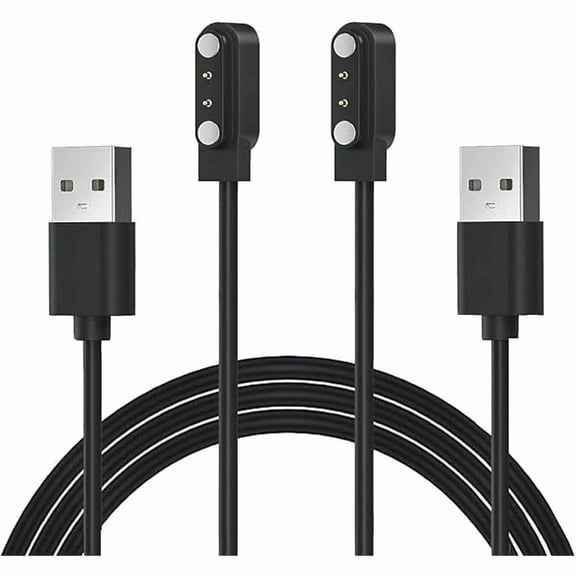 xixishop 2-Pack Compatible for Mingdaln JYouPro G28 G20 Smart Watch Charger Magnetic Charging Cable