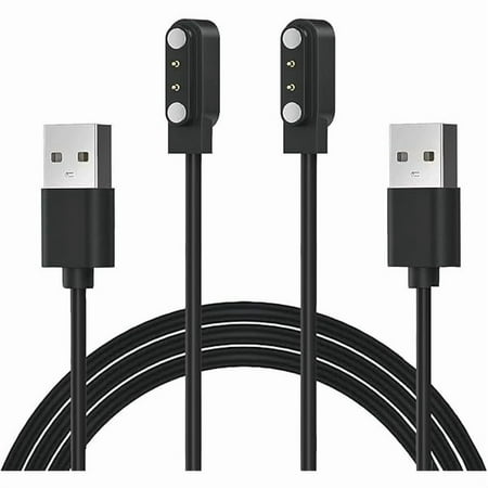 can [2-Pack] AR-01 Smart Watch Charger, Magnetic Charging Cable for Fitpolo AR-01 & Aeac AR-01 SmartWatch