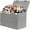 Space Ash, variant on Large Toy Box Chest with Lid, Collapsible Sturdy Toy Storage Organizer Boxes Bins Baskets for Kids, Boys, Girls, Nursery, Playroom, 25"x13" x16" (Linen Gray)