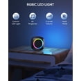 thumbnail image 5 of TECKNET Timbre inalámbrico con 2 receptores portátiles, timbre con batería con luz RGB, kit de timbre de puerta impermeable IP66, alcance inalámbrico de 1300 pies, 0-110 dB y 60 timbres, batería de 36, 5 of 5