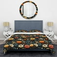 thumbnail image 3 of Designart "Multicolor Bohemian Bliss Floral Pattern" Floral Bedding Covert Set - Cottage Bed Set With 2 Shams, 3 of 5