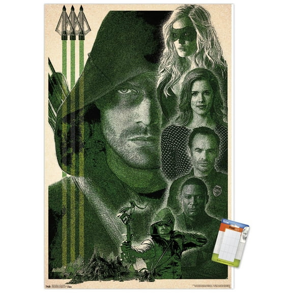 DC Comics TV - Arrow - Group Premium Poster and Poster Mount Bundle