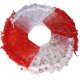 thumbnail image 1 of 50/100 bolsas de regalo de organza blanca y roja con forma de copo de nieve, 7 x 9/9 x 12/10 x 15/13 x 18 cm, para bodas, fiestas de Navidad, dulces, joyas, 1 of 5