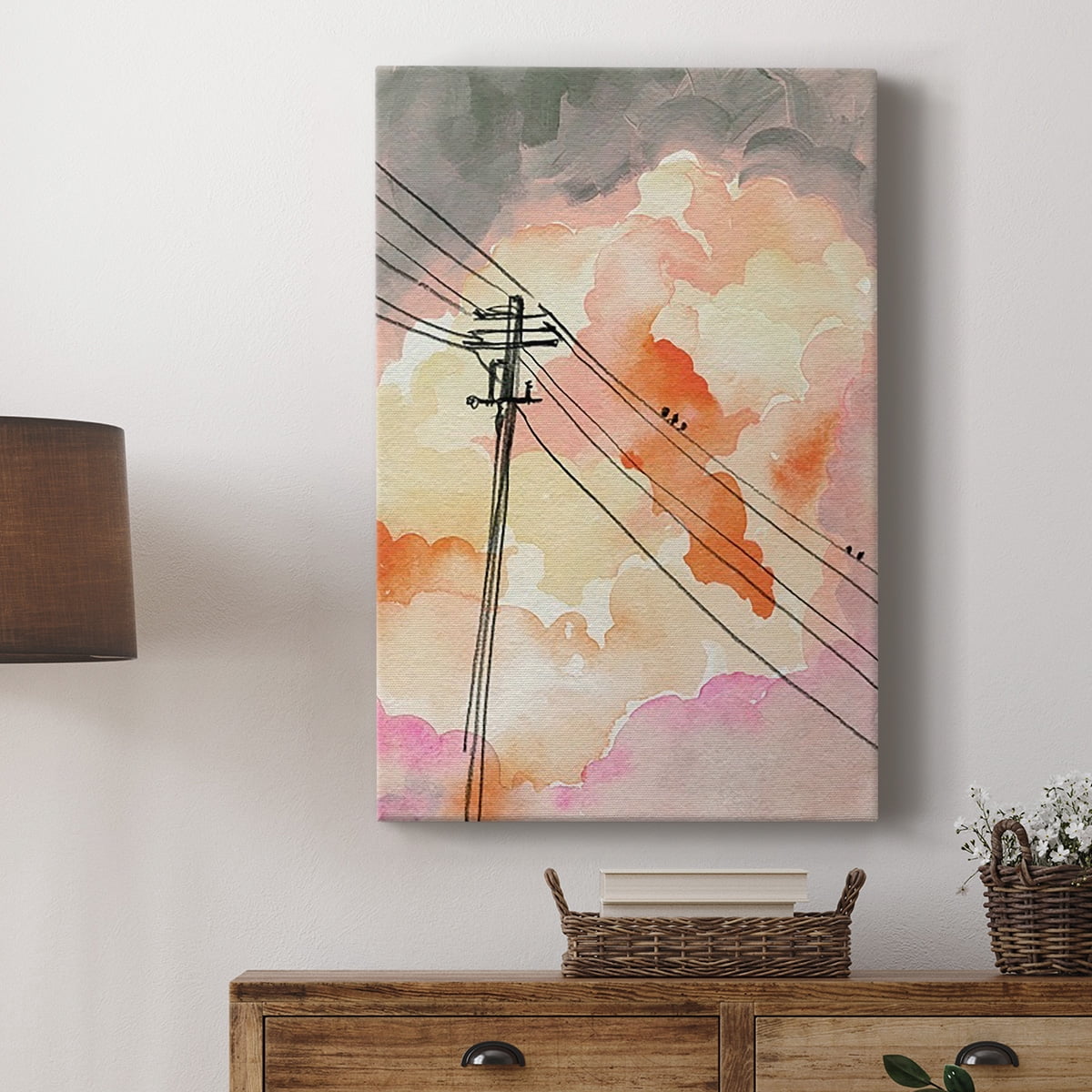 Cloudy Communication II Premium Gallery Wrapped Canvas - Ready to Hang