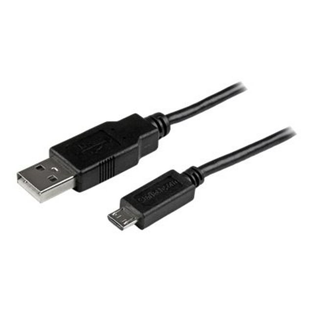 StarTech.com 3m 10 ft Long Micro-USB Charge-and-Sync Cable -M/M - USB to Micro USB Charging Cable - 24 AWG (USBAUB3MBK) - USB cable - Micro-USB Type B (M) to USB (M) - USB 2.0 - 10 ft - molded - black