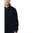 thumbnail image 3 of Tri Moutnain Men's 1/4 Zip Pullover Suede Fleece Sweatshirt Seam pockets 2X 3X 4X, 3 of 5