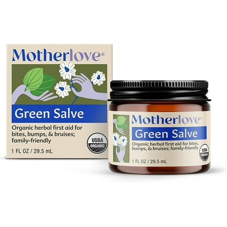 Motherlove Green Salve, Outdooor Adventure Ointment, 1 Ounce