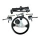 thumbnail image 1 of Kit de Volante de Acero de 300 Mm, Accesorios de Cremallera Y Piñón, Montaje, Fácil Instalación, Piezas Metálicas, Kit de Eje Ajustable, Pieza de, 1 of 9
