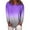 #1 Purple Long Sleeve, variant on Woman Tie Dye Harajuku Funny T shirt Ladies Gradient Color Short Long Sleeve Hip Hop Tees Shirts Korean Tops Casual Loose Trendy T-shirt