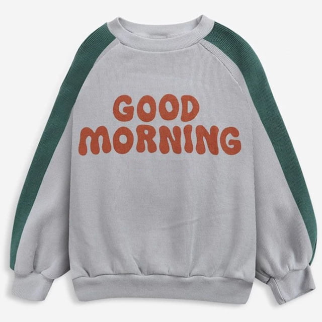LNGOOR Vêtements d'Automne et d'Hiver pour Enfants Coréens, Chandails Babi pour Filles et Garçons, Chandails en Molleton à Manches Longues Col Rond Mignons