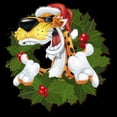 thumbnail image 2 of Junior's Doritos Christmas Wreath Chester  Sweatshirt Black X Large, 2 of 4
