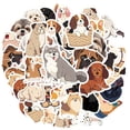 thumbnail image 2 of 35pcs Cute Dog Stickers PVC Animal Stickers Cartoon Pet Stickers for Phones Notebooks Laptops, 2 of 9