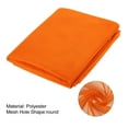 thumbnail image 4 of Uxcell 59" Mesh Fabric Slightly Stretchy for Backpack Pocket,Netting Bags, Clothes Net Light Orange 2 Yard, 4 of 6