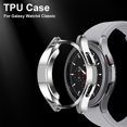 thumbnail image 4 of Funda Protectora De Tpu Compatible Con Samsung Galaxy Watch4 Classic 42Mm Funda De Tpu Suave Hueca Cubierta De Protección De Galvanoplastia Minnieouse EL016835-01, 4 of 5