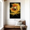 thumbnail image 2 of Elephant Stock The Ancient Of Days Wall Art - Vertical Canvas Wall Art - Living Room Wall Decor - People Canvas - Black And Orange Decor By William Blake - 32" x 48", 2 of 8