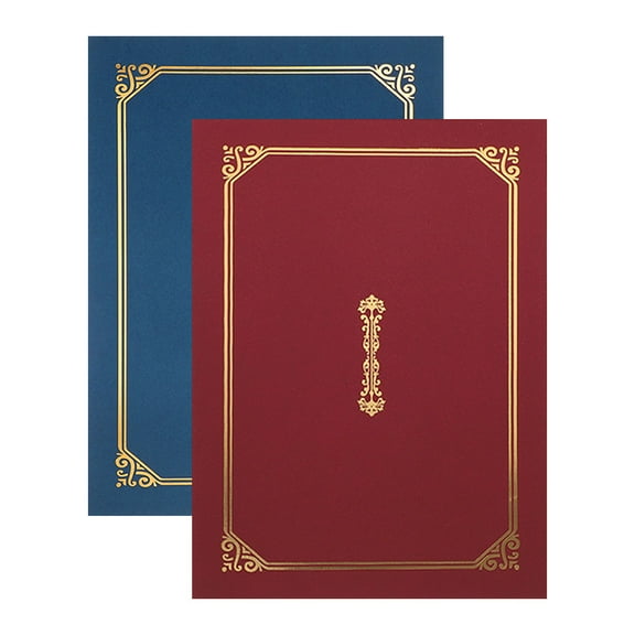 TABLZONE 2Pcs Vintage European Style Diploma Holder for High School Diploma and Award Certificates