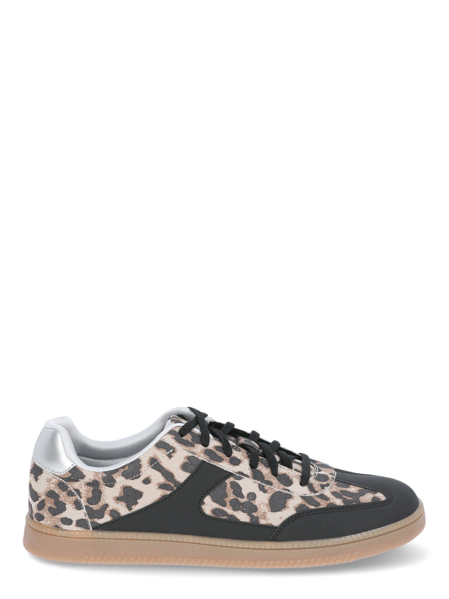 No Boundaries Women's Lace Up Sport Sneakers, Wide Width Available