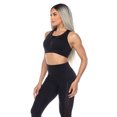 thumbnail image 2 of White Mark Women's Racer Back Sports Bra, 2 of 5