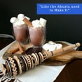 thumbnail image 3 of Artisanal Mexican Molinillo Hot Chocolate Frother (Large) - Handmade Wooden Whisk by Globe Rocket, 3 of 6