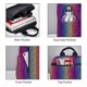 thumbnail image 3 of Balery Leopard Neon Rainbow Gradient Mochila ligera para hombre y mujer: duradera e impermeable, ideal para la escuela, el trabajo, viajes y uso diario., 3 of 7