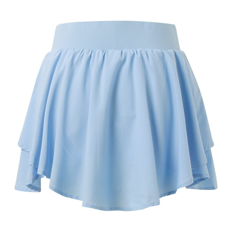 Bmisegm Yoga Sports Skirt Loose and Breathable Running Skirt