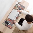 thumbnail image 3 of Long Mouse Pads for Desk,Orange Ethnic Rhombus Pattern Desk Mats on Top Of Desks, Desk Mouse Pad Extra Large with 3mm Non-Slip Base and Stitched Edge for Gaming,Office,Work,Home 31.5"x11.8", 3 of 6