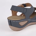 thumbnail image 5 of YLYL Women's Sandals Bohemia Wedge Heel Ankle Strap Closed Toe Hollow out Summer Beach Shoes, 5 of 9