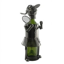 Three Star Import & Export ZB1280 Wine Bottle Holder, Woman Tennis Player