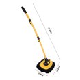 thumbnail image 3 of Kugisaki Car Wash Brush Curved with Extendable Handle Microfiber Car Wash Mop with Replacement Head Scratch-Free Car Cleaning Brush for Car Windows Wheels, 3 of 8
