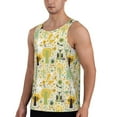 thumbnail image 2 of Easygdp Animal Tree Men's Tank Top, Sleeveless Muscle T Shirts, Breathable, Quick-Dry, Loose for Gym, Running, Fitness - XX-Large, 2 of 9