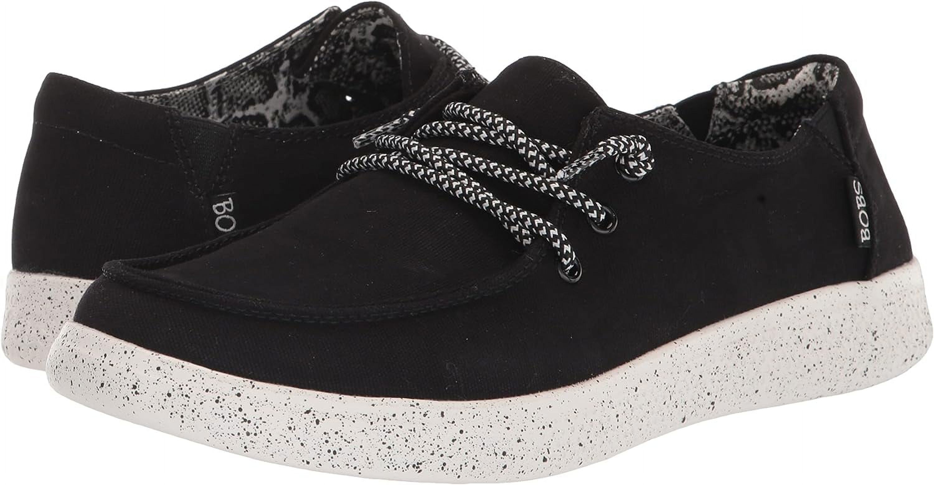 Skechers Women's BOBs Skipper Tide Pool Canvas Wallabee Oxford Shoe