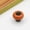 Black Orange, variant on Retro Ceramic Cabinet Knobs, [4 Pack] Vintage Antique Drawer Knobs with Backplate, Cabinet Pull Handles for Kitchen/Dresser/Cupboard/Wardrobe.